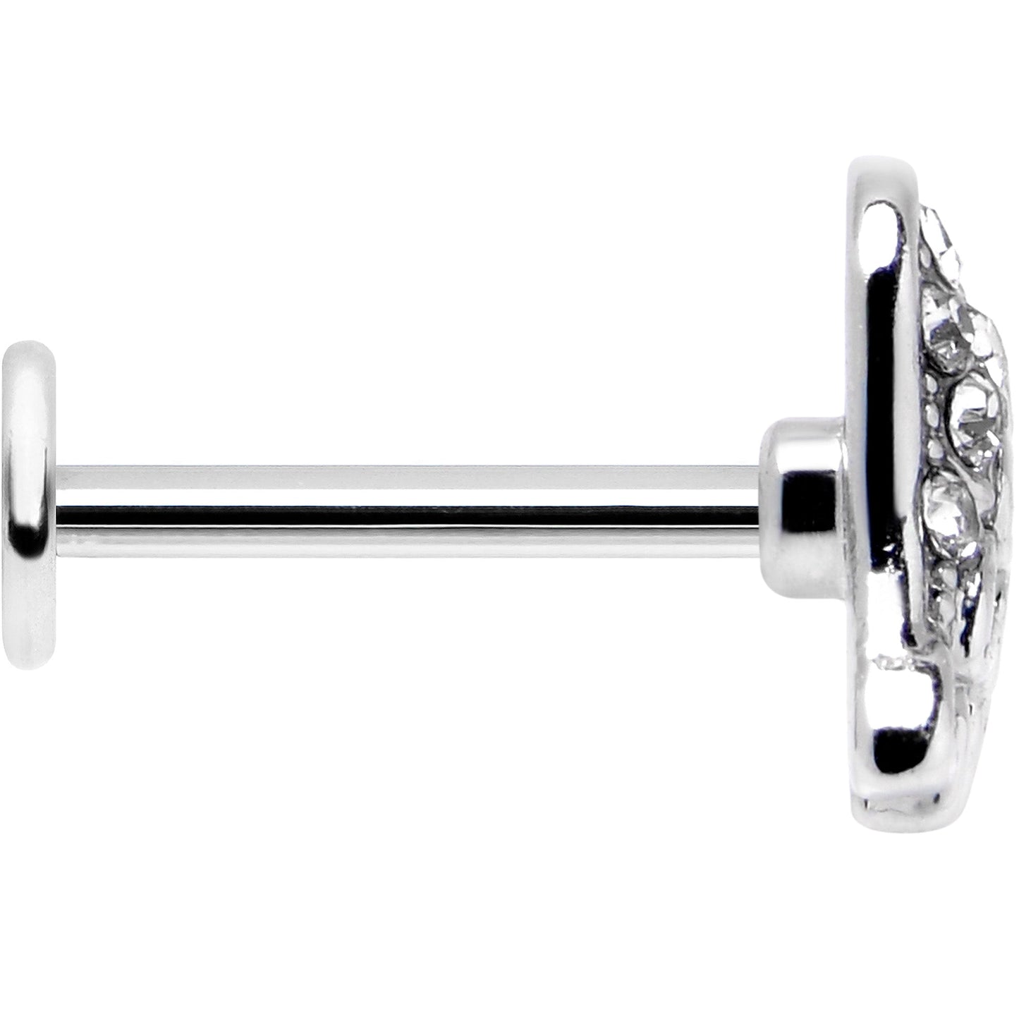 16G 5/16 Clear Gem Heavenly Heart Angel Wing Blue Labret Tragus