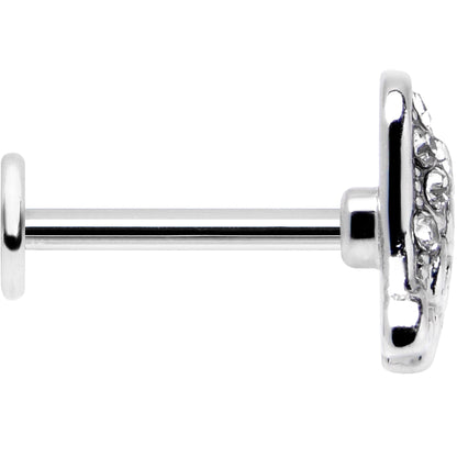 16G 5/16 Clear Gem Heavenly Heart Angel Wing Blue Labret Tragus