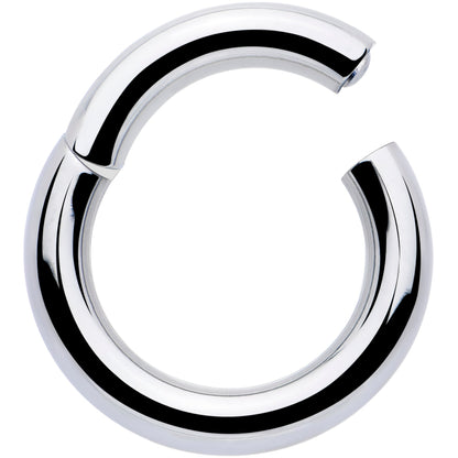 8G 1/2 316L Surgical Steel Precision Hinged Segment Hoop