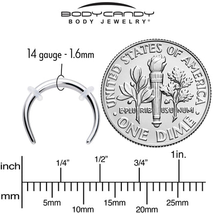 14G 3/8 Pincher Crescent Taper