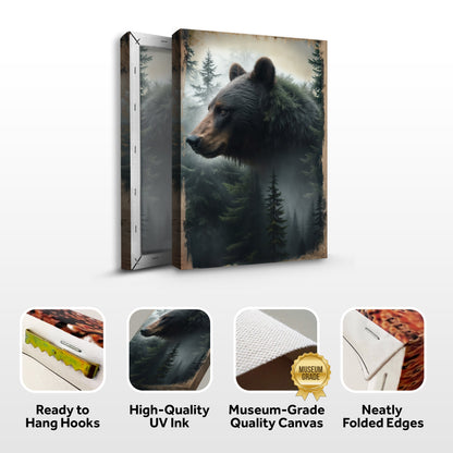 Black Bear Exposure Wall Art