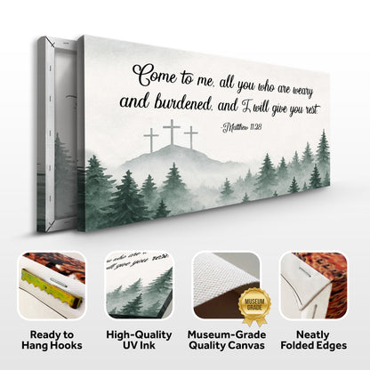 Come To Me - Matthew 11:28 Faith Sign II