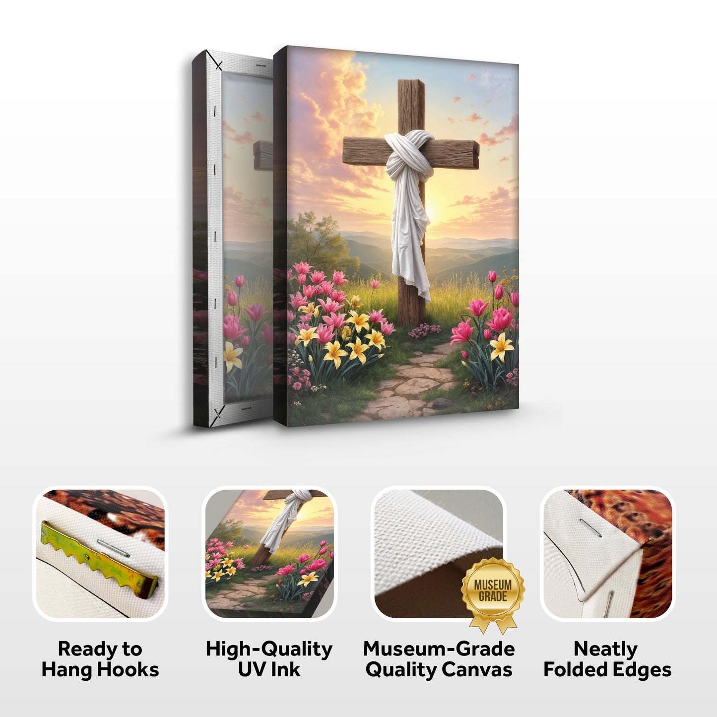 Minimalist Cross Faith Wall Art III