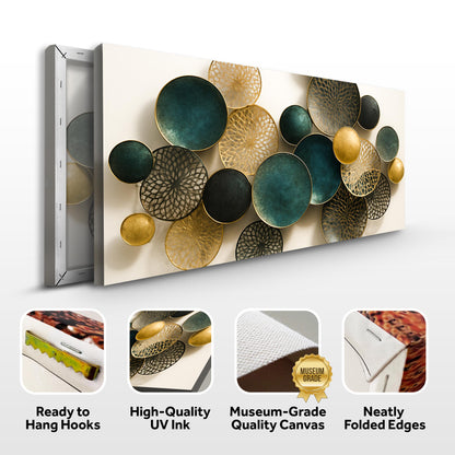 Lotus Leaf Abstract Wall Art VIII