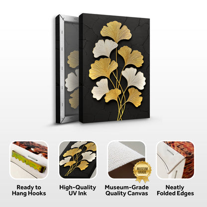 Golden Ginkgo Wall Art