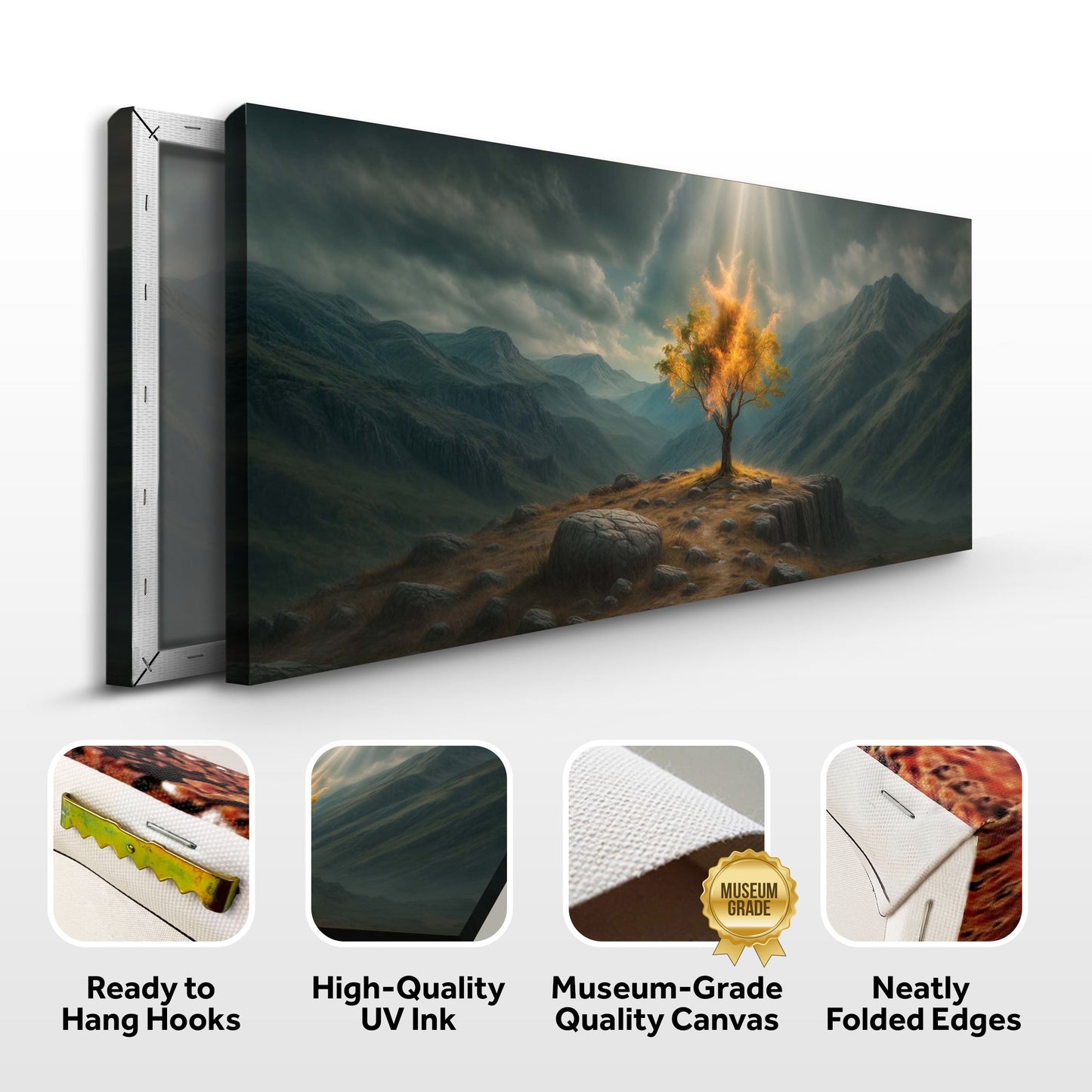 Burning Bush - Faith Wall Art VII