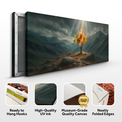 Burning Bush - Faith Wall Art VII