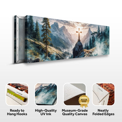 Cross On A Hill Faith Wall Art II