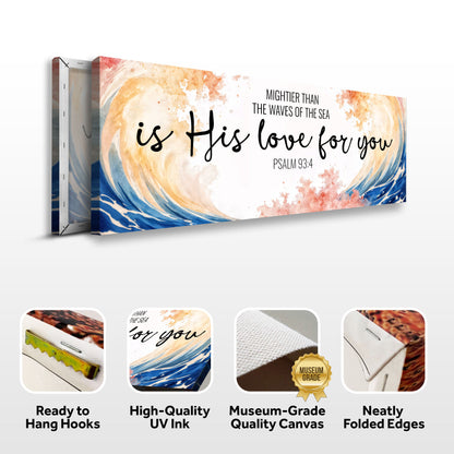 Mightier Than the Waves of the Sea Psalm 93:4 Faith Sign III