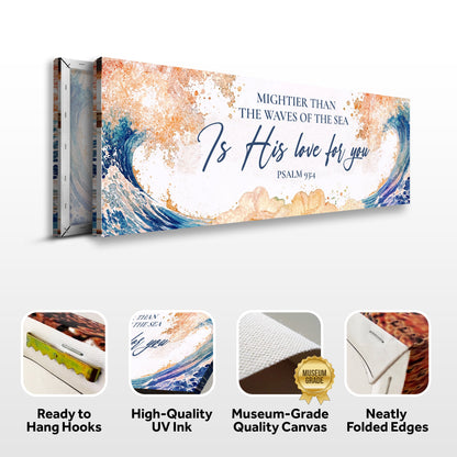 Mightier Than the Waves of the Sea Psalm 93:4 Faith Sign IV