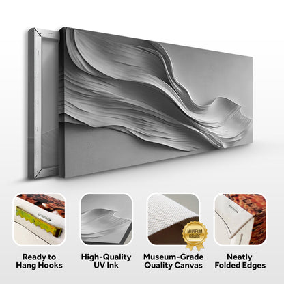 Stormy Gray Minimalist Wall Art