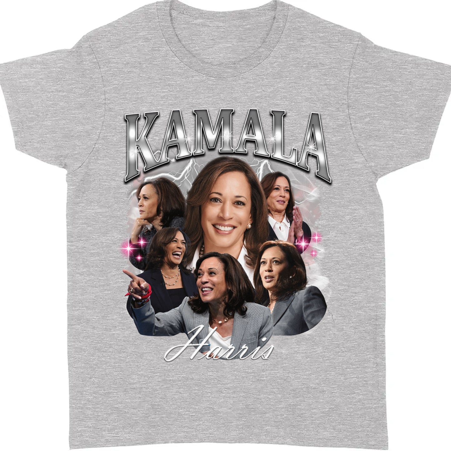 Kamala Harris 2024 Bootleg Shirt, Kamala Harris Vintage Photo Shirt, Kamala Harris Retro 90s Shirt, Kamala Harris 2024 Shirt, Democrat Shirt Dark T1371 - KH2
