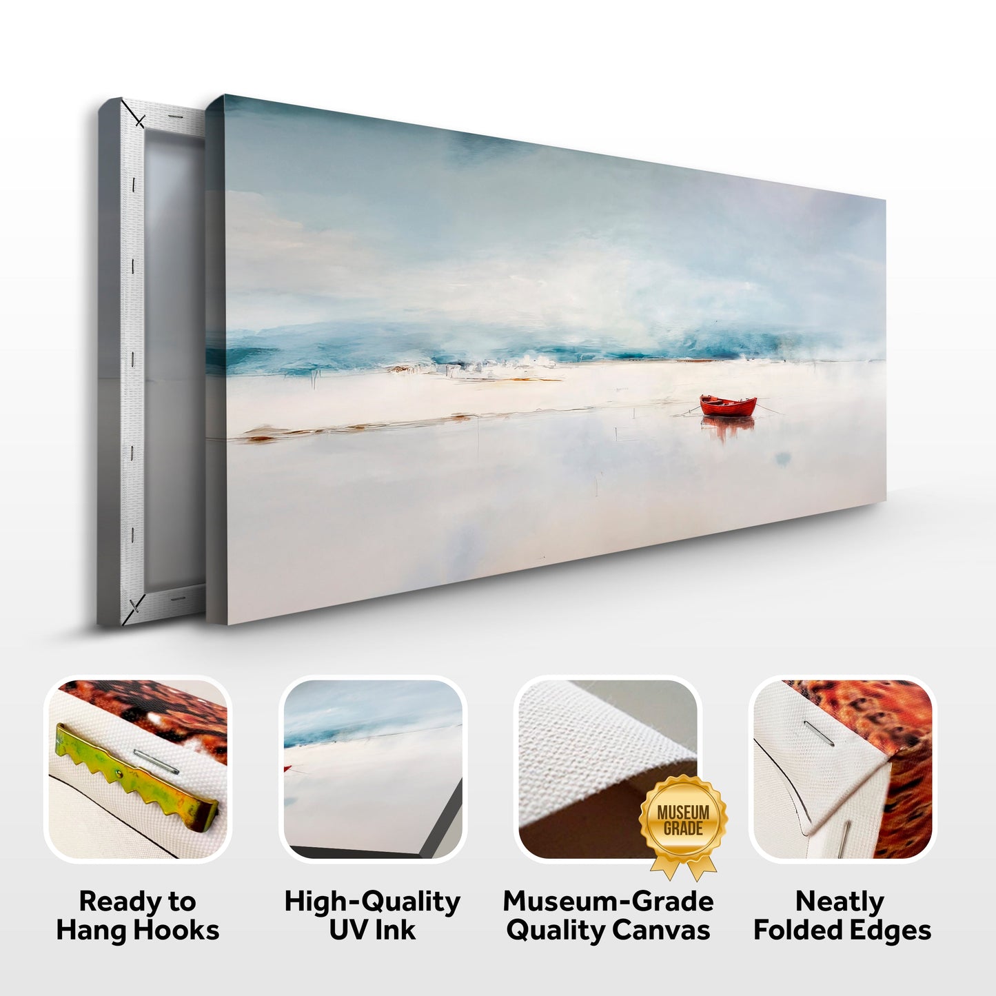 Misty Morning Abstract Wall Art