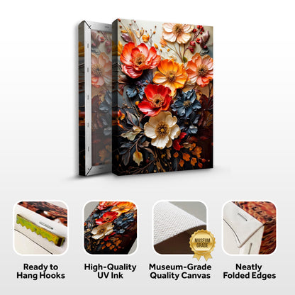 Blooming Garden Rhapsody Impasto Wall Art