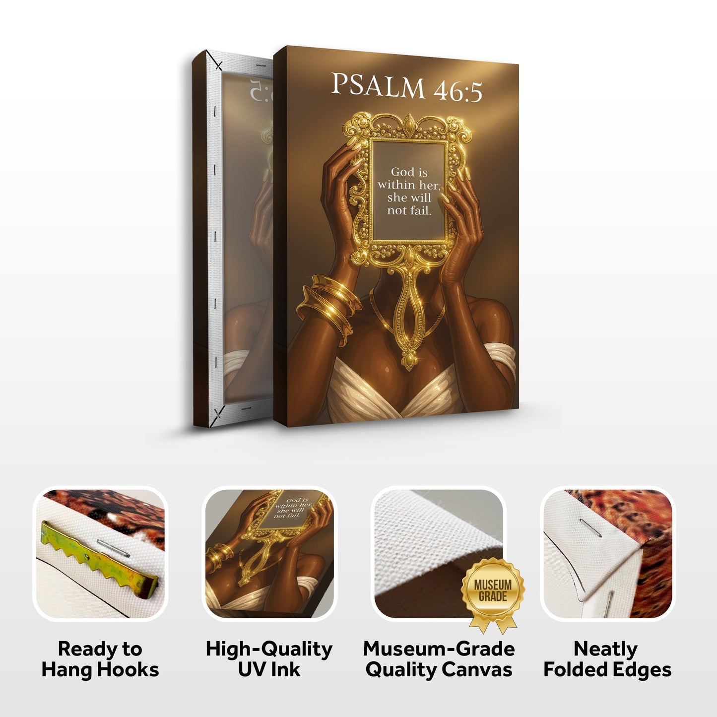 God Is Within Her She Will Not Fall Psalm 46:5 Faith Sign VII