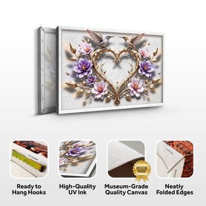 3D Hummingbirds Wall Art V