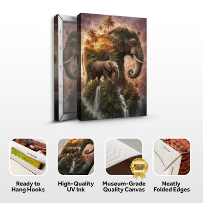 Elephant Jungle Majesty Wall Art