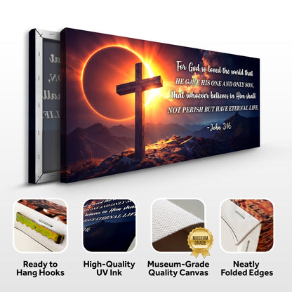 John 3:16: For God So Loved The World Faith Sign III