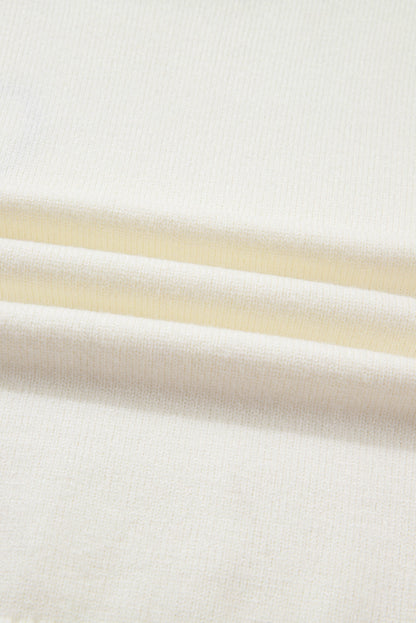 Valentine Gingham Heart Embroidered Crewneck Sweater