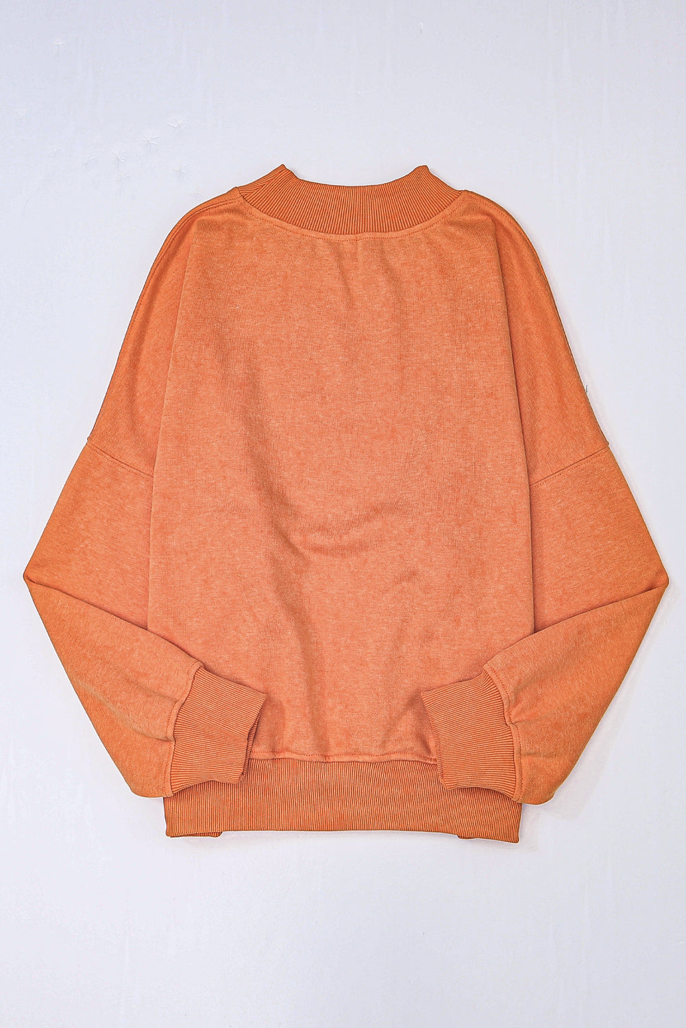 Drop Shoulder Crew-Neck Pullover Sweatshirt