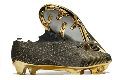 Men's Built-in Full Air Cushion Waterproof Knitted FG Studs Soccer Shoes