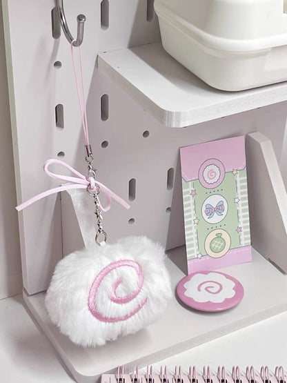 Cute Fish Board Plush Doll Keychain