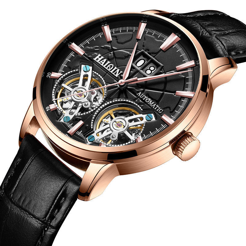 Men's Double Tourbillon Automatic Watch