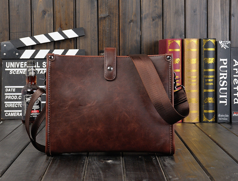 Men's Korean-Style Retro Shoulder Bag