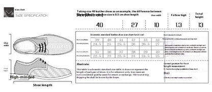 Heightened Breathable Leather Formal Shoes