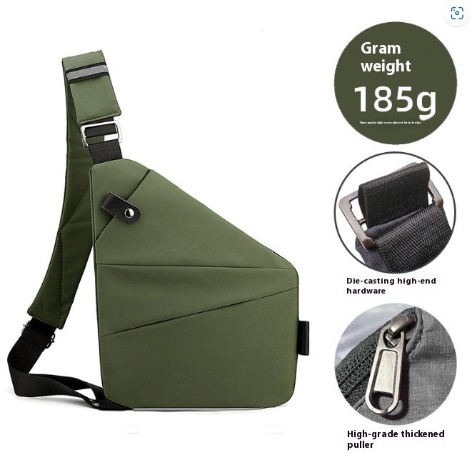 Men's Lightweight Nylon Crossbody Bag
