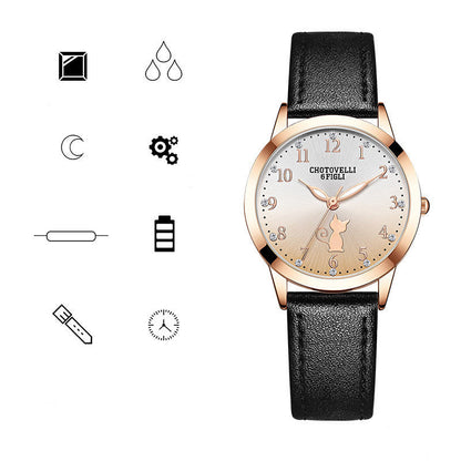 High School Student Cartoon Pointer Watch