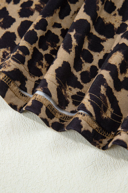 Leopard Slim Long Sleeve T-Shirt