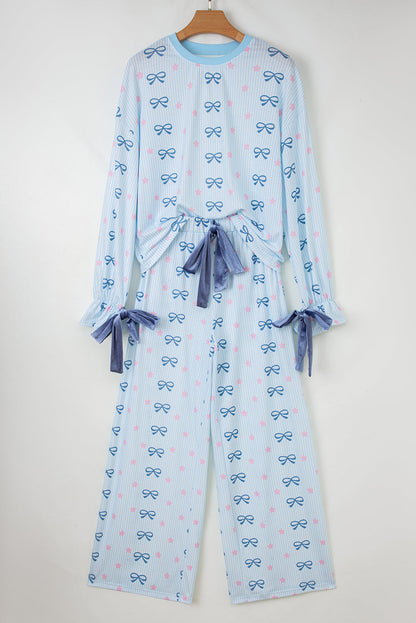 Stripe Bow and Star Lounge Set