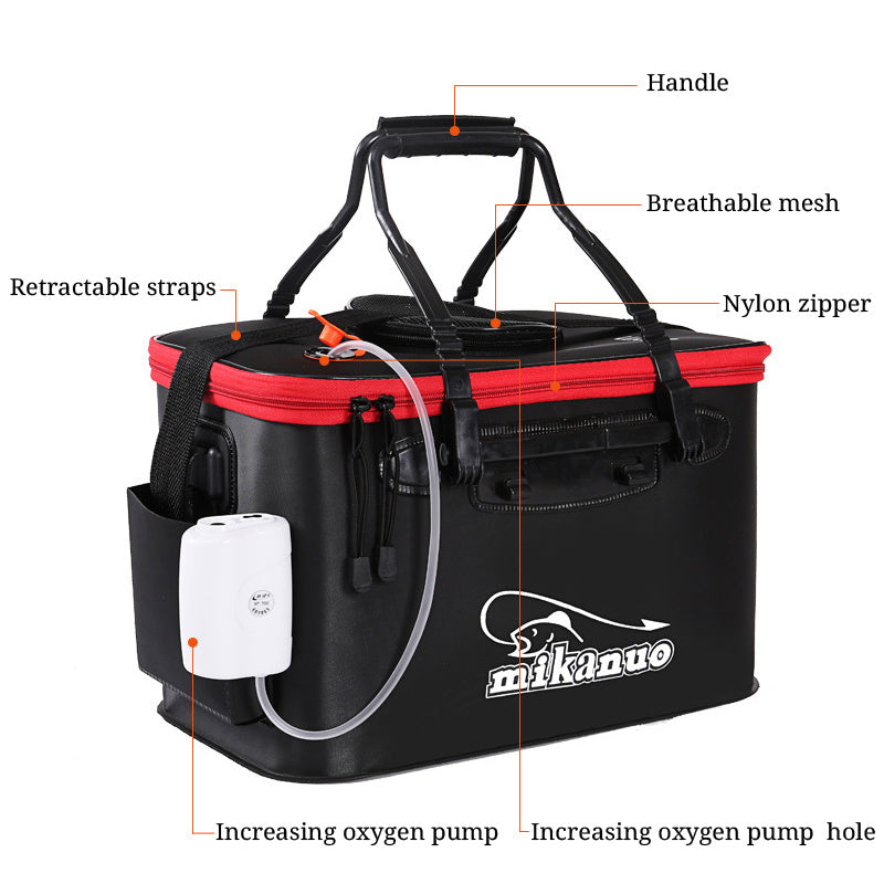 Foldable EVA Fishing Tackle Bag