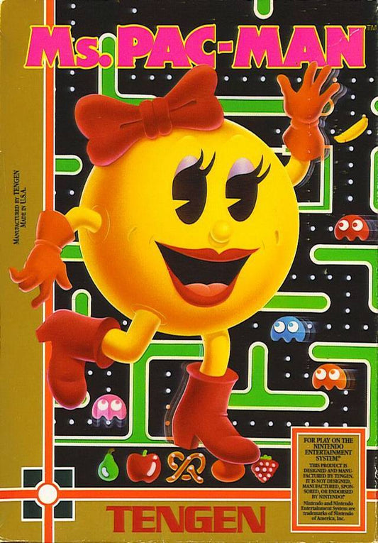 Ms. Pac-Man (Tengen) (Nintendo NES)