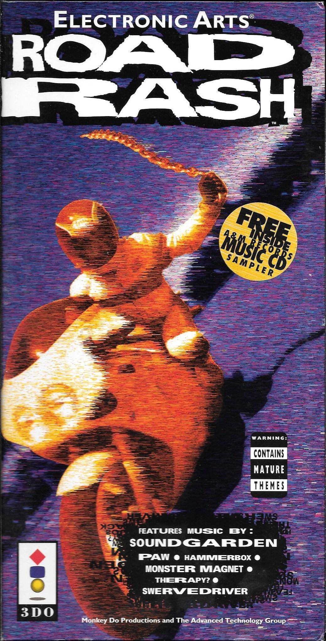 Road Rash with Music Sampler CD (3DO)