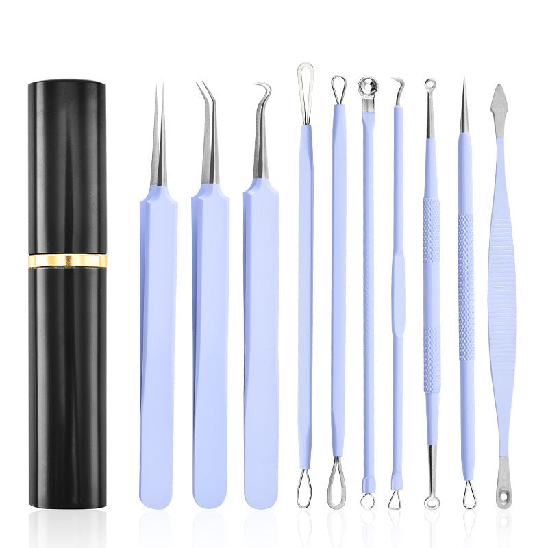 Aluminum Cylinder Mounted Acne Needle Set