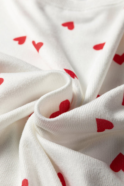 Valentine Heart Top and Pant Lounge Set