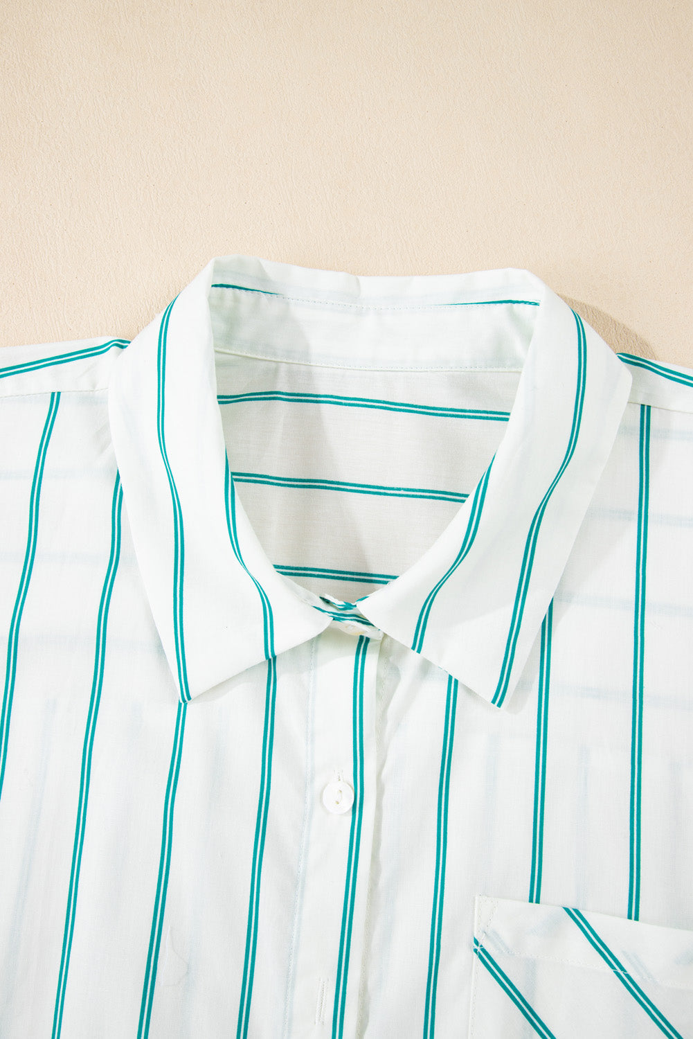 Plus Size Stripe St. Patrick's Day Button-Front Dress