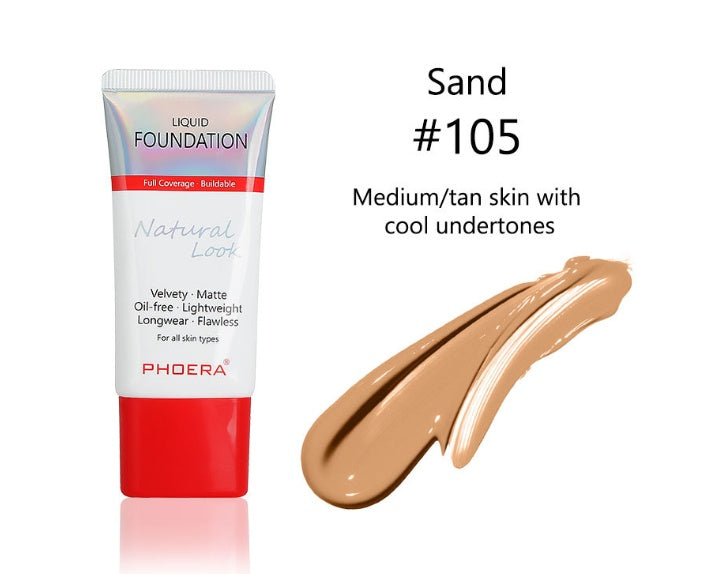 Matte Silky Tube Liquid Foundation