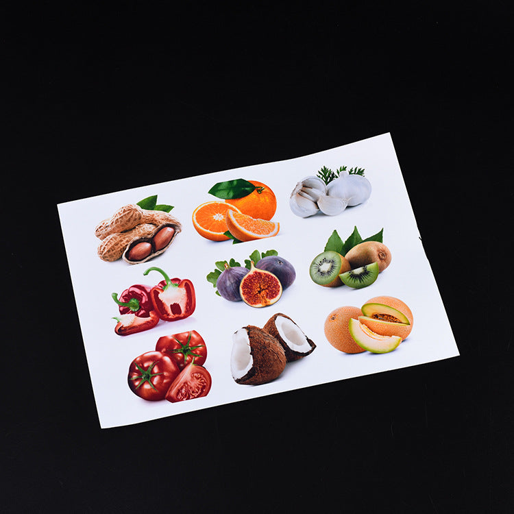 Matte Black PVC Self-Adhesive Label Sticker - A4 Size