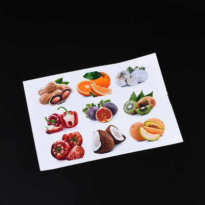 Matte Black PVC Self-Adhesive Label Sticker - A4 Size