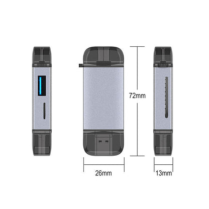 Multi-Function Card Reader for Computer and Mobile