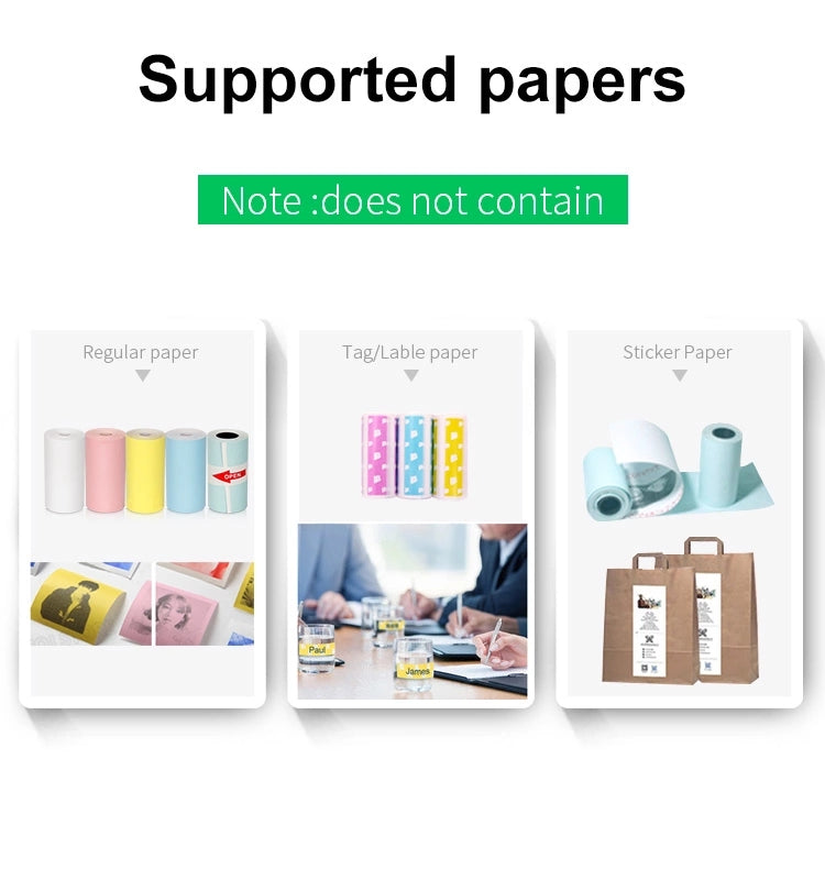 Mini Bluetooth Wireless Thermal Label Printer