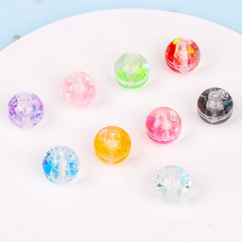Acrylic Quicksand Ball Jewelry Materials