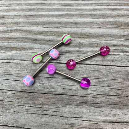 Purple Paradise HYPNOTIC Barbell Tongue Ring
