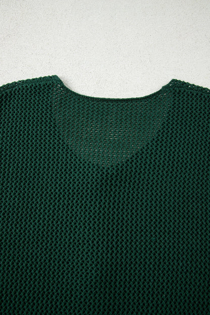 Plus Size Solid Button Front Sweater Cardigan