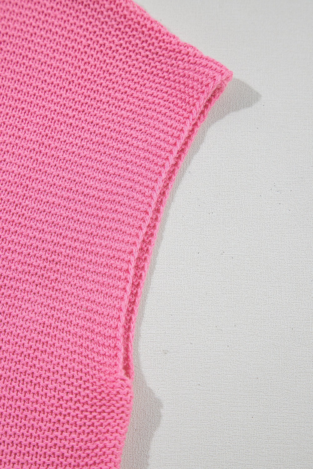 Solid Side Slit Sweater Tee