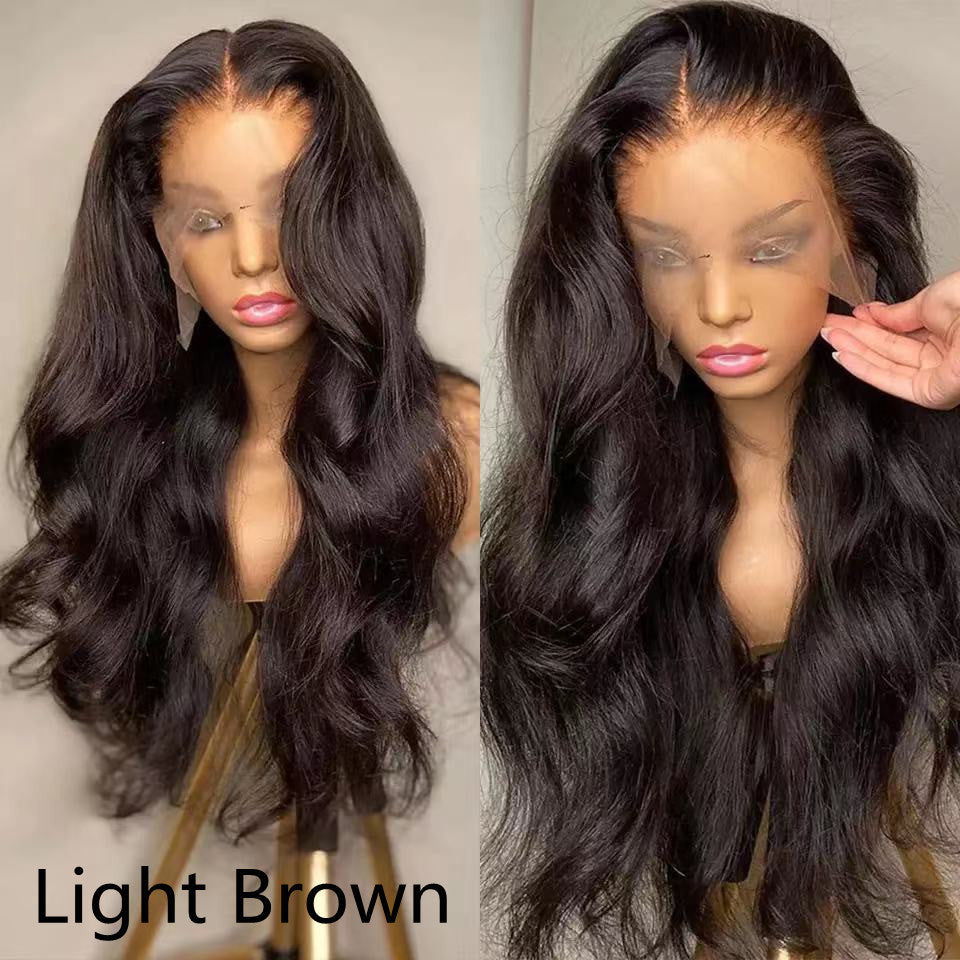 European and American Lace Front Long Roll Wig