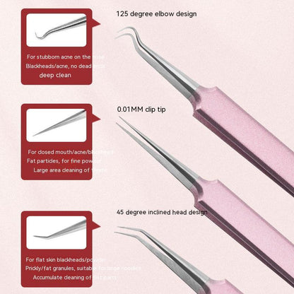 Aluminum Cylinder Mounted Acne Needle Set